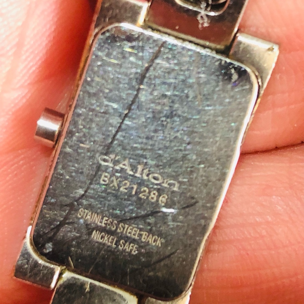 D'alton Silver Rectangular Watch - image 7